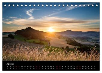 Der Hegau - Wanderparadies am westlichen Bodensee (Tischkalender 2026 DIN A5 quer), CALVENDO Monatskalender