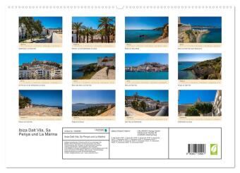Ibiza Dalt Vila, Sa Penya und La Marina (hochwertiger Premium Wandkalender 2026 DIN A2 quer), Kunstdruck in Hochglanz