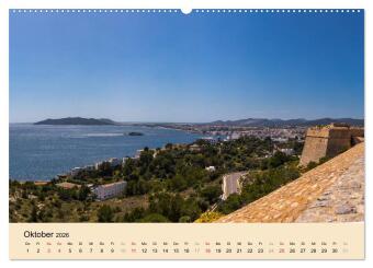 Ibiza Dalt Vila, Sa Penya und La Marina (hochwertiger Premium Wandkalender 2026 DIN A2 quer), Kunstdruck in Hochglanz