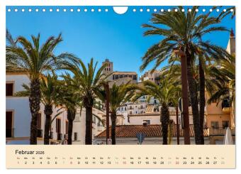 Ibiza Dalt Vila, Sa Penya und La Marina (Wandkalender 2026 DIN A4 quer), CALVENDO Monatskalender