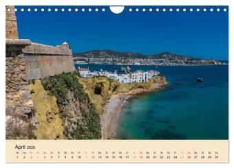 Ibiza Dalt Vila, Sa Penya und La Marina (Wandkalender 2026 DIN A4 quer), CALVENDO Monatskalender