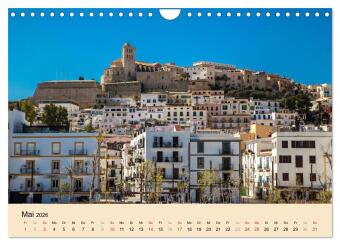 Ibiza Dalt Vila, Sa Penya und La Marina (Wandkalender 2026 DIN A4 quer), CALVENDO Monatskalender