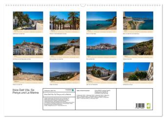 Ibiza Dalt Vila, Sa Penya und La Marina (Wandkalender 2026 DIN A2 quer), CALVENDO Monatskalender