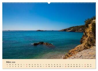 Ibiza Dalt Vila, Sa Penya und La Marina (Wandkalender 2026 DIN A2 quer), CALVENDO Monatskalender