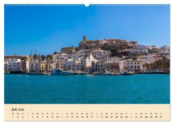 Ibiza Dalt Vila, Sa Penya und La Marina (Wandkalender 2026 DIN A2 quer), CALVENDO Monatskalender