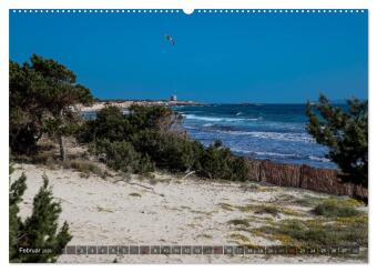 Ibiza Küste, Buchten und Strände (hochwertiger Premium Wandkalender 2026 DIN A2 quer), Kunstdruck in Hochglanz