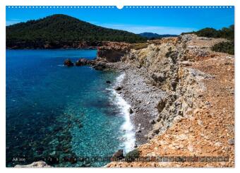 Ibiza Küste, Buchten und Strände (hochwertiger Premium Wandkalender 2026 DIN A2 quer), Kunstdruck in Hochglanz