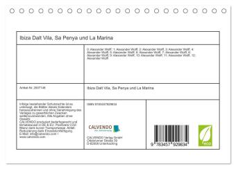 Ibiza Dalt Vila, Sa Penya und La Marina (Tischkalender 2026 DIN A5 quer), CALVENDO Monatskalender