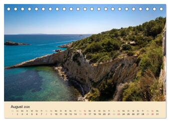 Ibiza Dalt Vila, Sa Penya und La Marina (Tischkalender 2026 DIN A5 quer), CALVENDO Monatskalender