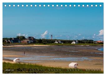 Amrum Insel am Wattenmeer (Tischkalender 2026 DIN A5 quer), CALVENDO Monatskalender