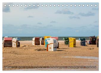 Amrum Insel am Wattenmeer (Tischkalender 2026 DIN A5 quer), CALVENDO Monatskalender
