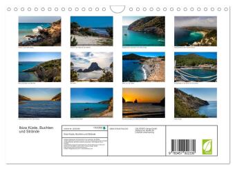 Ibiza Küste, Buchten und Strände (Wandkalender 2026 DIN A4 quer), CALVENDO Monatskalender