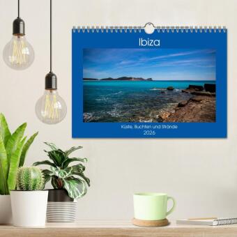Ibiza Küste, Buchten und Strände (Wandkalender 2026 DIN A4 quer), CALVENDO Monatskalender