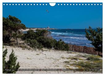 Ibiza Küste, Buchten und Strände (Wandkalender 2026 DIN A4 quer), CALVENDO Monatskalender