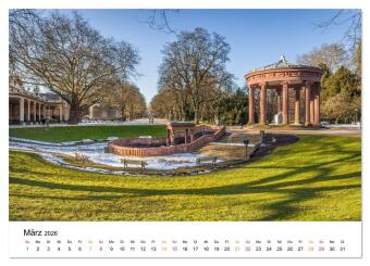 Bad Homburg - Die Perle im Hochtaunus (Wandkalender 2026 DIN A4 quer), CALVENDO Monatskalender