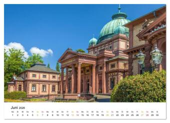 Bad Homburg - Die Perle im Hochtaunus (Wandkalender 2026 DIN A4 quer), CALVENDO Monatskalender