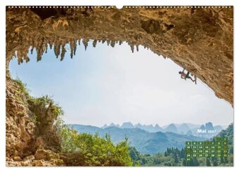 Bouldern: Klettern extrem (hochwertiger Premium Wandkalender 2027 DIN A2 quer), Kunstdruck in Hochglanz