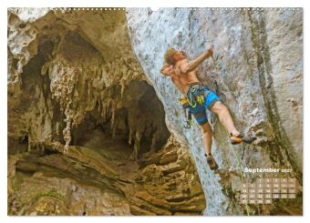 Bouldern: Klettern extrem (hochwertiger Premium Wandkalender 2027 DIN A2 quer), Kunstdruck in Hochglanz