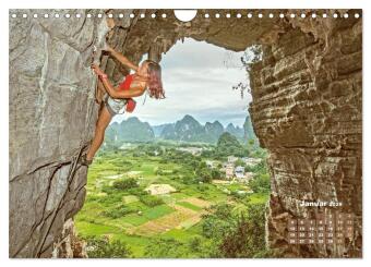 Bouldern: Klettern extrem (Wandkalender 2027 DIN A4 quer), CALVENDO Monatskalender
