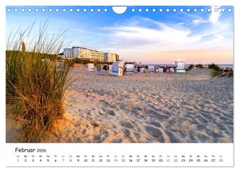Borkum, bezaubernde Nordseeinsel (Wandkalender 2026 DIN A4 quer), CALVENDO Monatskalender