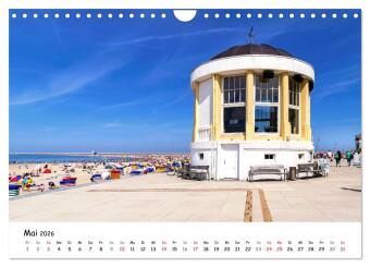 Borkum, bezaubernde Nordseeinsel (Wandkalender 2026 DIN A4 quer), CALVENDO Monatskalender