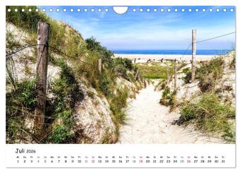 Borkum, bezaubernde Nordseeinsel (Wandkalender 2026 DIN A4 quer), CALVENDO Monatskalender