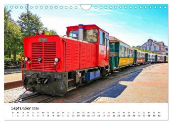 Borkum, bezaubernde Nordseeinsel (Wandkalender 2026 DIN A4 quer), CALVENDO Monatskalender
