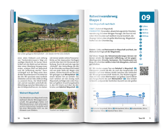 KOMPASS Wanderführer Ahrsteig mit Rotweinwanderweg, 30 Touren/Etappen mit Extra-Tourenkarte 