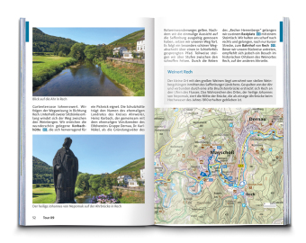 KOMPASS Wanderführer Ahrsteig mit Rotweinwanderweg, 30 Touren/Etappen mit Extra-Tourenkarte 