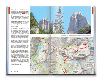 KOMPASS Wanderführer Sextner Dolomiten, Naturpark Drei Zinnen - Herausragende Dolomiten, 50 Touren mit Extra-Tourenkarte