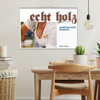 Echt Holz - Einblicke (Wandkalender 2026 DIN A3 quer), CALVENDO Monatskalender