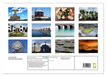 Lanzarote - Kanarische Inseln (hochwertiger Premium Wandkalender 2026 DIN A2 quer), Kunstdruck in Hochglanz