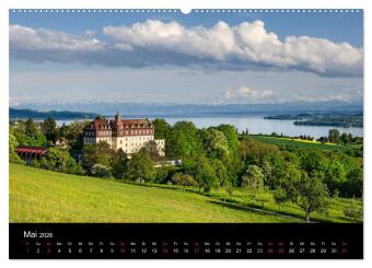 Bodensee - Uferlandschaften im schönsten Licht 2026 (hochwertiger Premium Wandkalender 2026 DIN A2 quer), Kunstdruck in Hochglanz