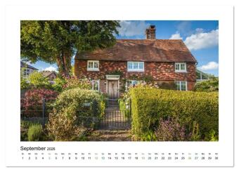 Landhäuser mit Charme (hochwertiger Premium Wandkalender 2026 DIN A2 quer), Kunstdruck in Hochglanz