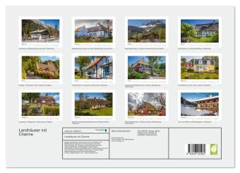 Landhäuser mit Charme (Wandkalender 2026 DIN A3 quer), CALVENDO Monatskalender