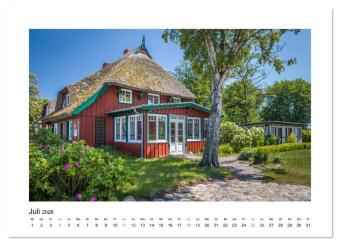 Landhäuser mit Charme (Wandkalender 2026 DIN A3 quer), CALVENDO Monatskalender