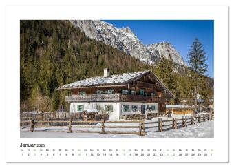 Landhäuser mit Charme (Tischkalender 2026 DIN A5 quer), CALVENDO Monatskalender