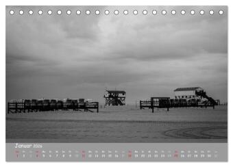 Mein St.Peter-Ording (Tischkalender 2026 DIN A5 quer), CALVENDO Monatskalender