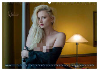 Erotik Fotoart - Natural Honeys (Wandkalender 2026 DIN A2 quer), CALVENDO Monatskalender