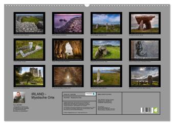 IRLAND - Mystische Orte (Wandkalender 2026 DIN A2 quer), CALVENDO Monatskalender