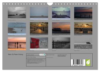Mein St.Peter-Ording (Wandkalender 2026 DIN A4 quer), CALVENDO Monatskalender