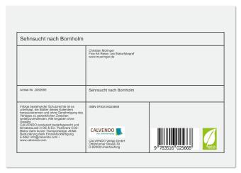 Sehnsucht nach Bornholm (Tischkalender 2026 DIN A5 quer), CALVENDO Monatskalender