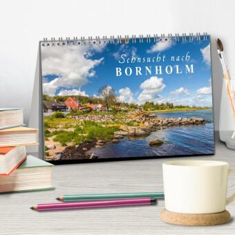 Sehnsucht nach Bornholm (Tischkalender 2026 DIN A5 quer), CALVENDO Monatskalender