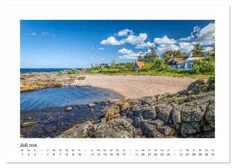 Sehnsucht nach Bornholm (Tischkalender 2026 DIN A5 quer), CALVENDO Monatskalender