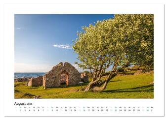 Sehnsucht nach Bornholm (Tischkalender 2026 DIN A5 quer), CALVENDO Monatskalender