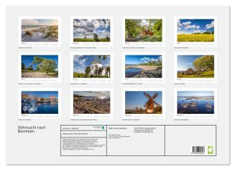 Sehnsucht nach Bornholm (Wandkalender 2026 DIN A2 quer), CALVENDO Monatskalender