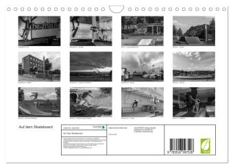 Auf dem Skateboard (Wandkalender 2026 DIN A4 quer), CALVENDO Monatskalender