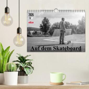 Auf dem Skateboard (Wandkalender 2026 DIN A4 quer), CALVENDO Monatskalender