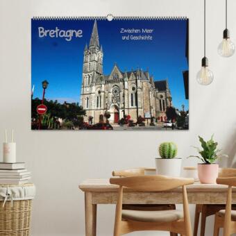 Bretagne - Zwischen Meer und Geschichte (Wandkalender 2026 DIN A2 quer), CALVENDO Monatskalender