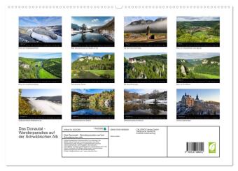 Das Donautal - Wanderparadies auf der Schwäbischen Alb (hochwertiger Premium Wandkalender 2026 DIN A2 quer), Kunstdruck in Hochglanz
